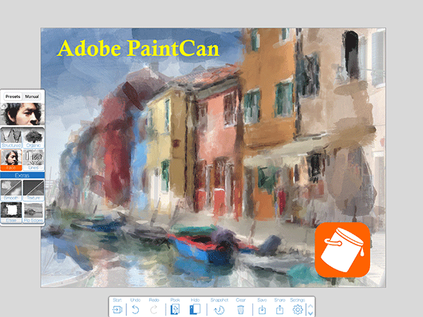 Adobe PaintCan: Digital Oil Painting from Photo